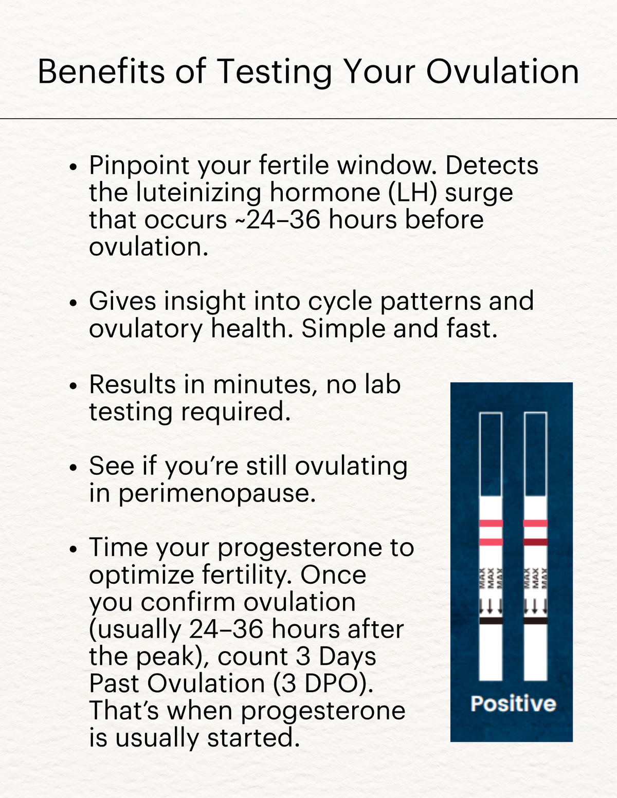 Precision Ovulation Test