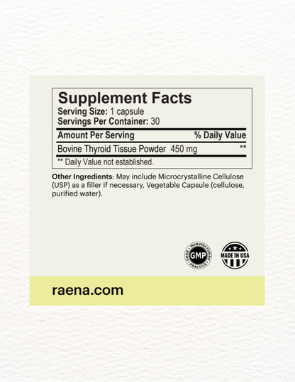 The Natural Desiccated Thyroid 450mg